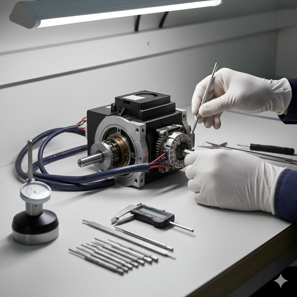 Servo Motor & Encoder Repair by Hashtag Electronics professional diagnostics and repair